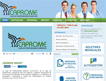 Tablet Screenshot of caprome.com.ar